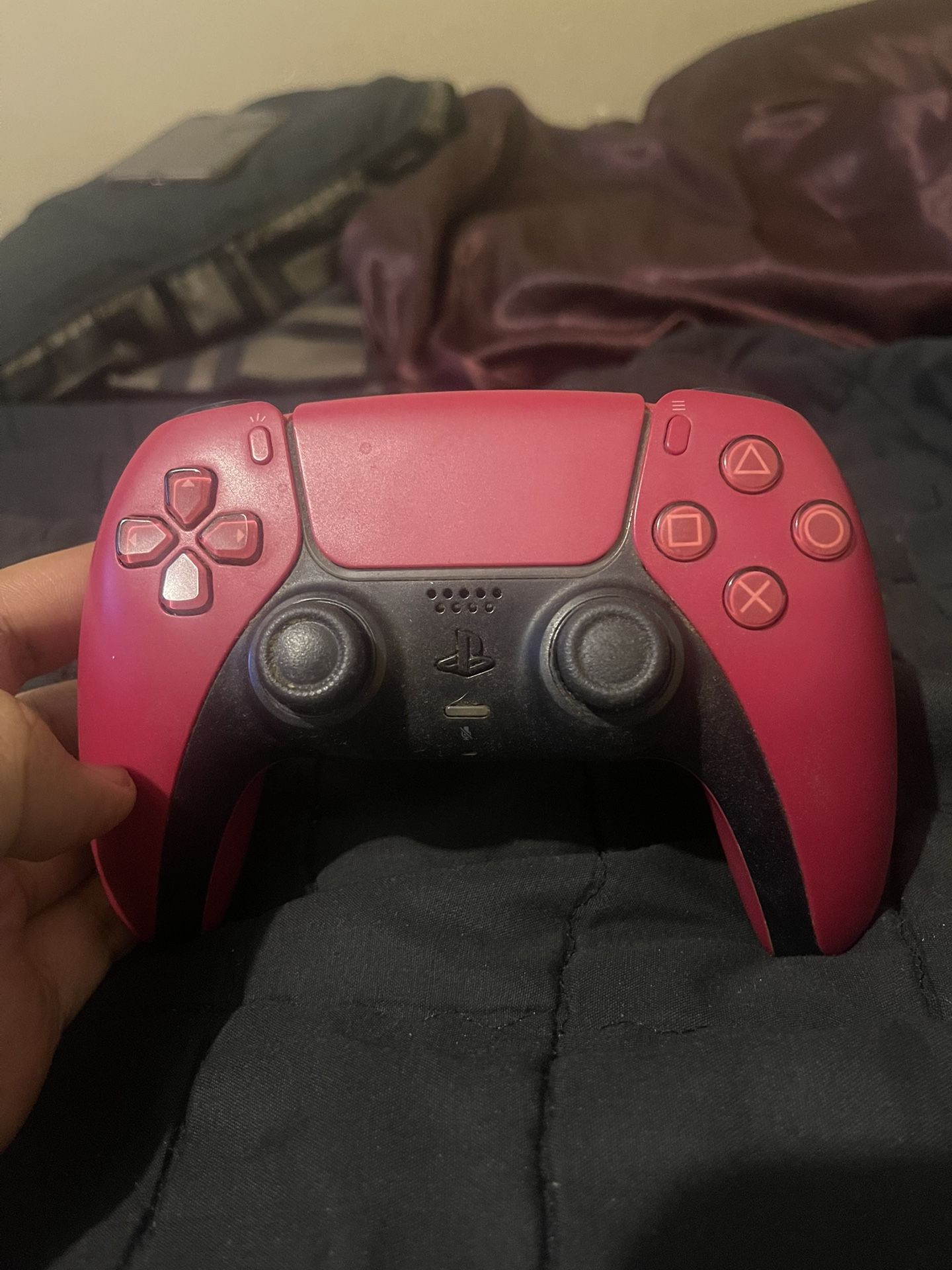 Red PlayStation 5 controller