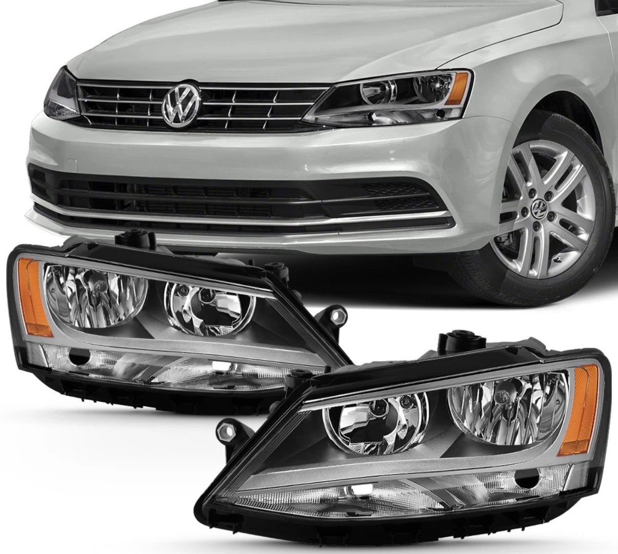 Volkswagen Jetta Headlights New Condition 