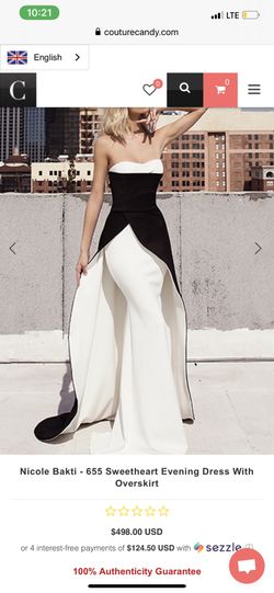 Evening dress size 8-10