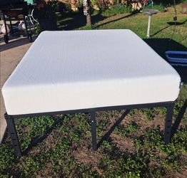 Full size metal fame with full cool gel memory foam