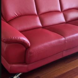 $280 Red Sofa ( 77” length)