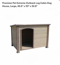 Log Cabin Large Dog House