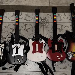 GUITAR HERO / ROCK BAND VIDEO GAME CONTROLLERS PLAYSTATION PS2 PS3 PS4 PS5 NINTENDO WII XBOX 360 ONE