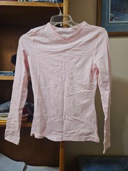 No Boundaries Pink L/S Medium Shirt Juniors Mint
