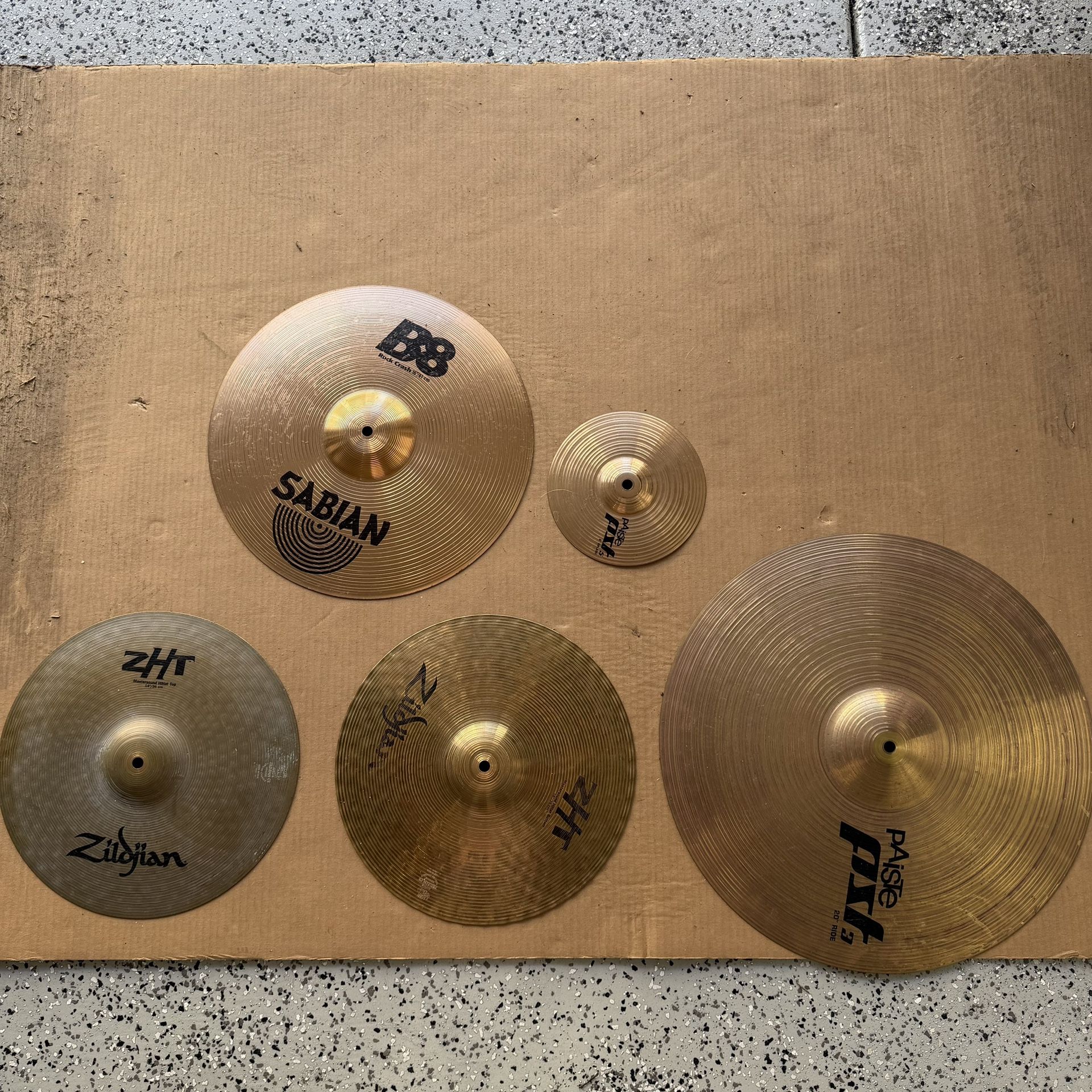 Cymbals - $100