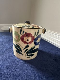 Japanese Biscut Jar Mid 20th Century 