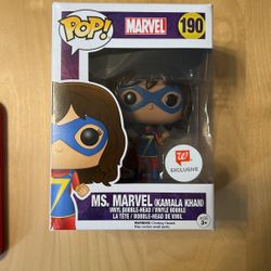 Funko Pop 190 Vinyl Figure Bobble Head Ms. Marvel Kamala Khan Walgreen’s Exclusive 