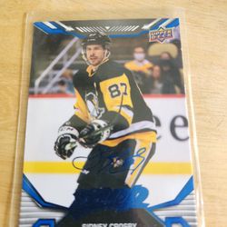 22/23 Sidney Crosby Autographed Upper Deck MVP Hockey Card