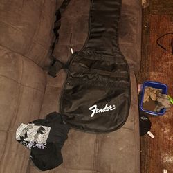Fender  Guitar BACK  Pack EVERYTHING IN The  Pictures 