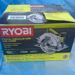 71/4 In Circular Saw  With Láser 