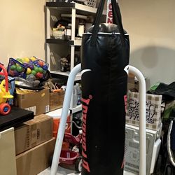Everlast 100lb Boxing Bag With Stand
