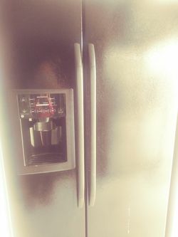 Ge black side by side refrigerator
