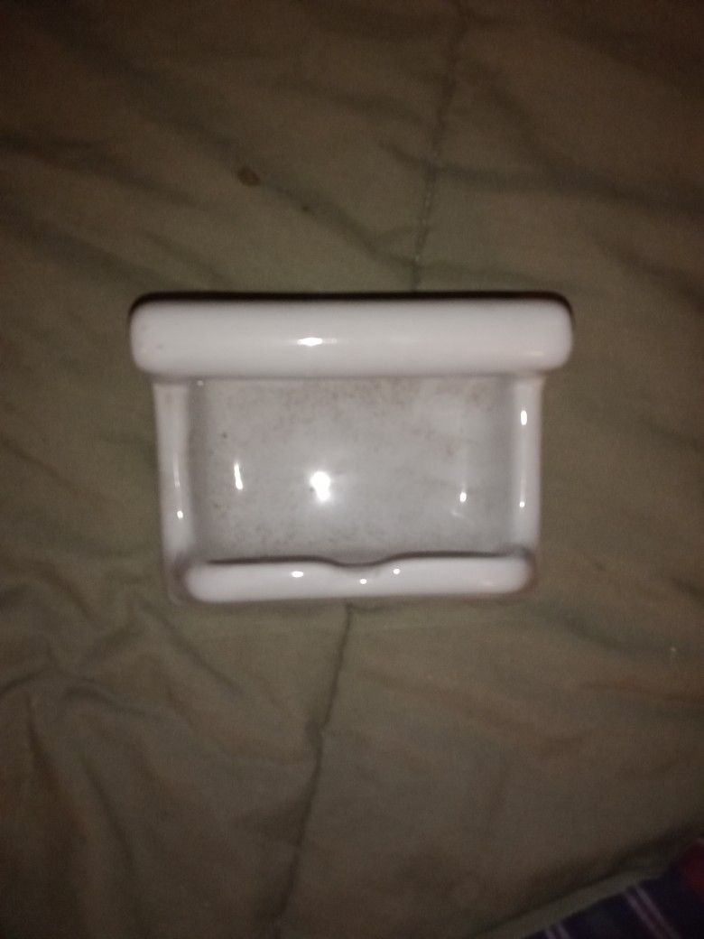 Antique Porcelain Soap Holder