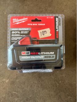 Milwaukee m18 6.0 HO battery