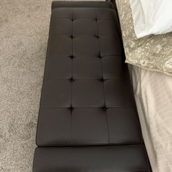 Leather Bench $100