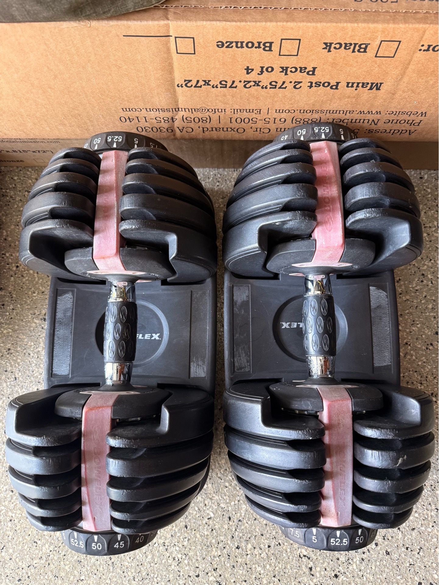 Bowflex 5-52.5lb Adjustable Dumbell Set