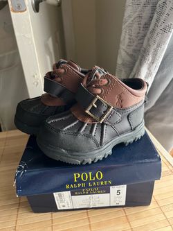 Polo Ralph Lauren Toddler Dover Boots Size 5