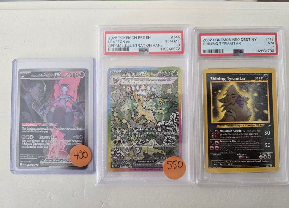 Pokemon Cards PSA10 Leafeon EX