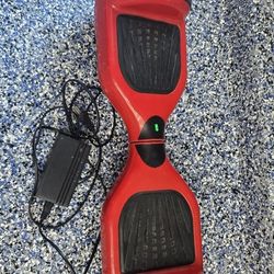 Red Self-Balancing Hoverboard with Charger 