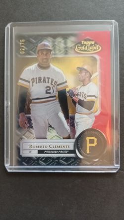 2022 Topps Gold Label Roberto Clemente (Red) SP # 02/75!🔥