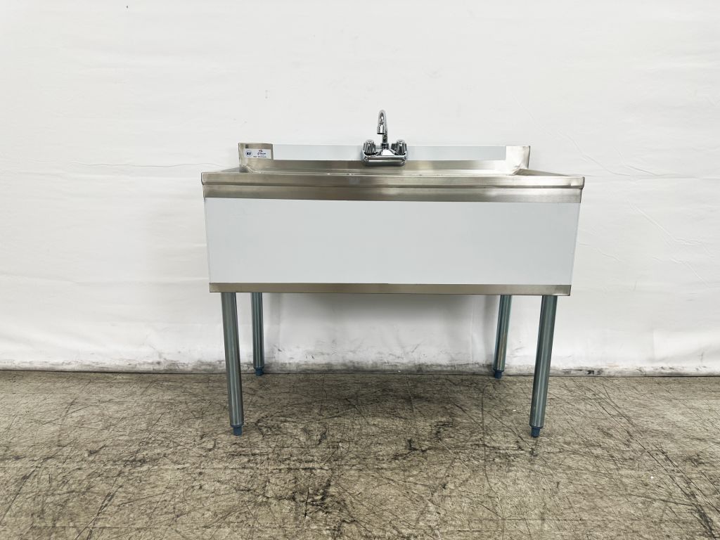 Three Compartment Bar Sink with Faucet NSF BAR-3B1838-320