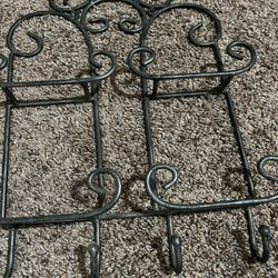 Metal Cup And Saucer Wall Holder