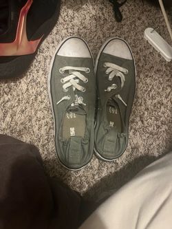 Sage green converse