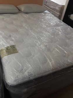 Blue Gel Pillow top mattress