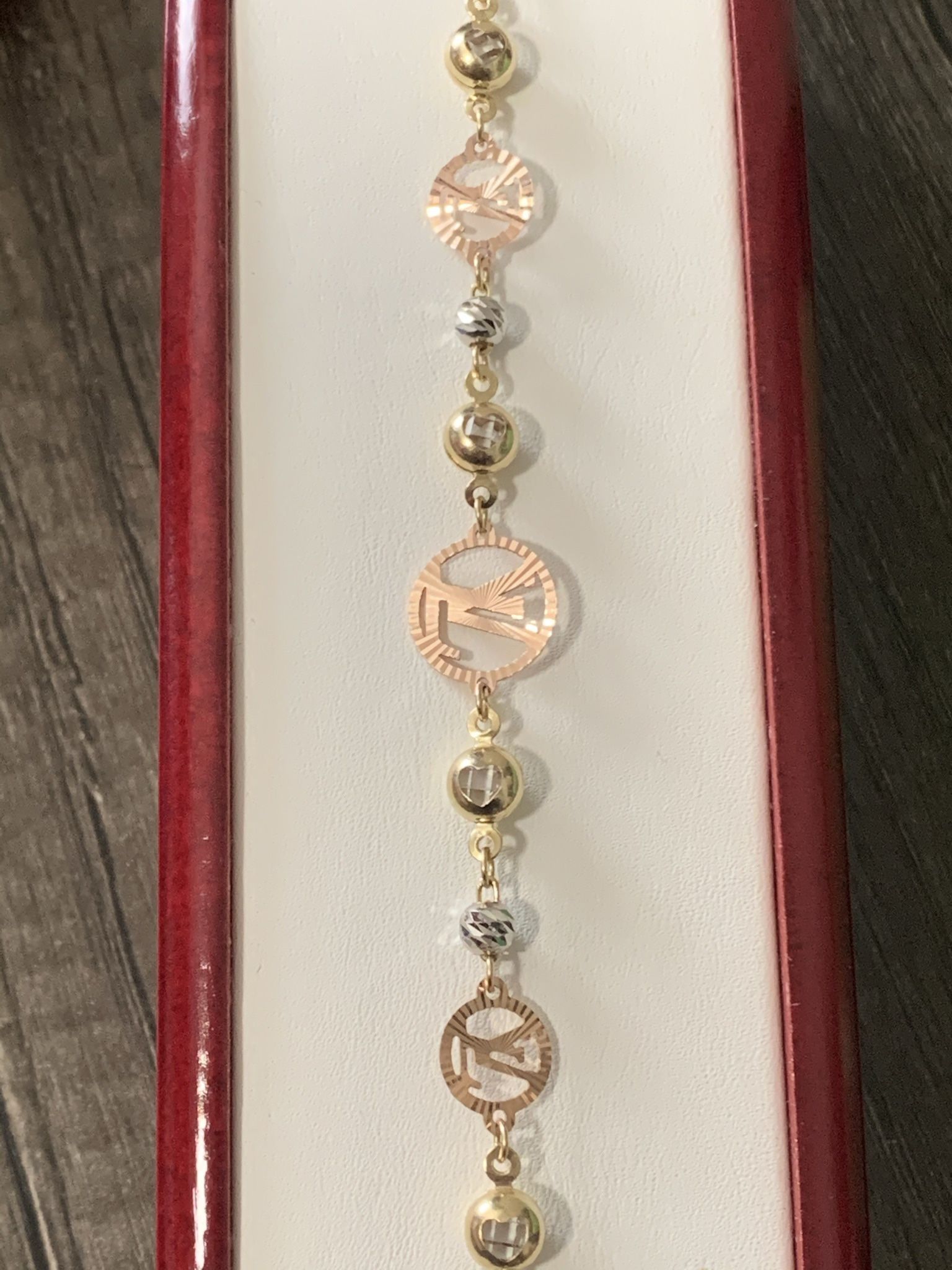 Tobillera (anklet) Oro 14k