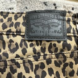 Levis Cheetah Leopard Jeggings Size 10 