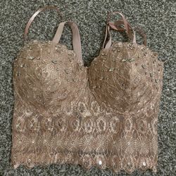 Pink Small Us 4 Adjustable Corset Shirt Women Girl