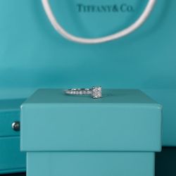 Tiffany & Co. Novo Diamond Ring – 0.74 CTW – Platinum – Size 6.5 – With box & certificate. Retails $12,500, asking $9,495. Offers considered.