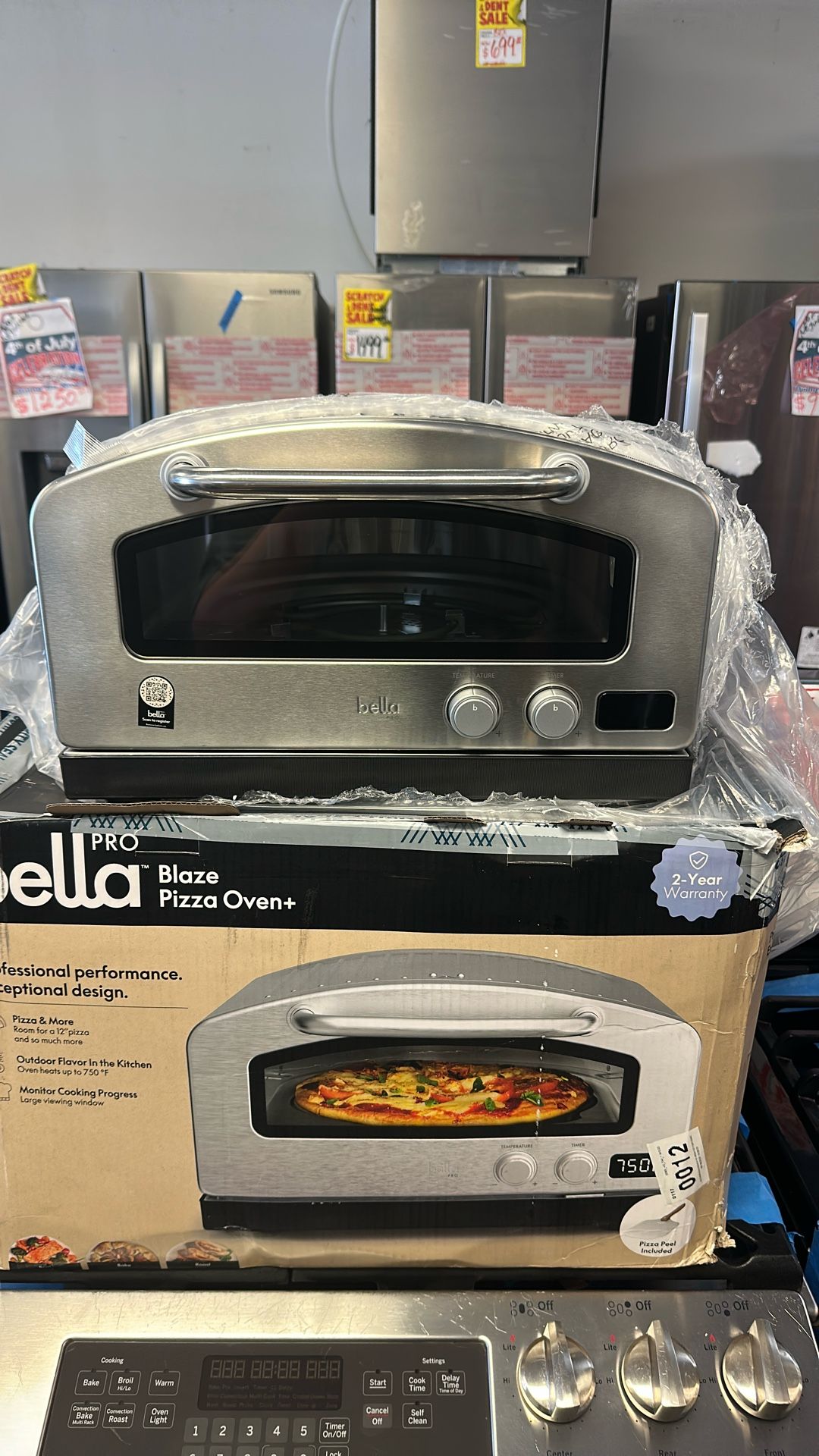 Bella Pro Blaze Pizza Oven+ – Versatile Countertop Oven for Perfect Homemade Pizzas & More