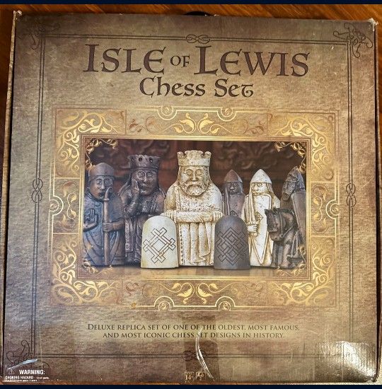 Isle Of Lewis Deluxe Replica 20” Large Chess Board Ambassador Games 