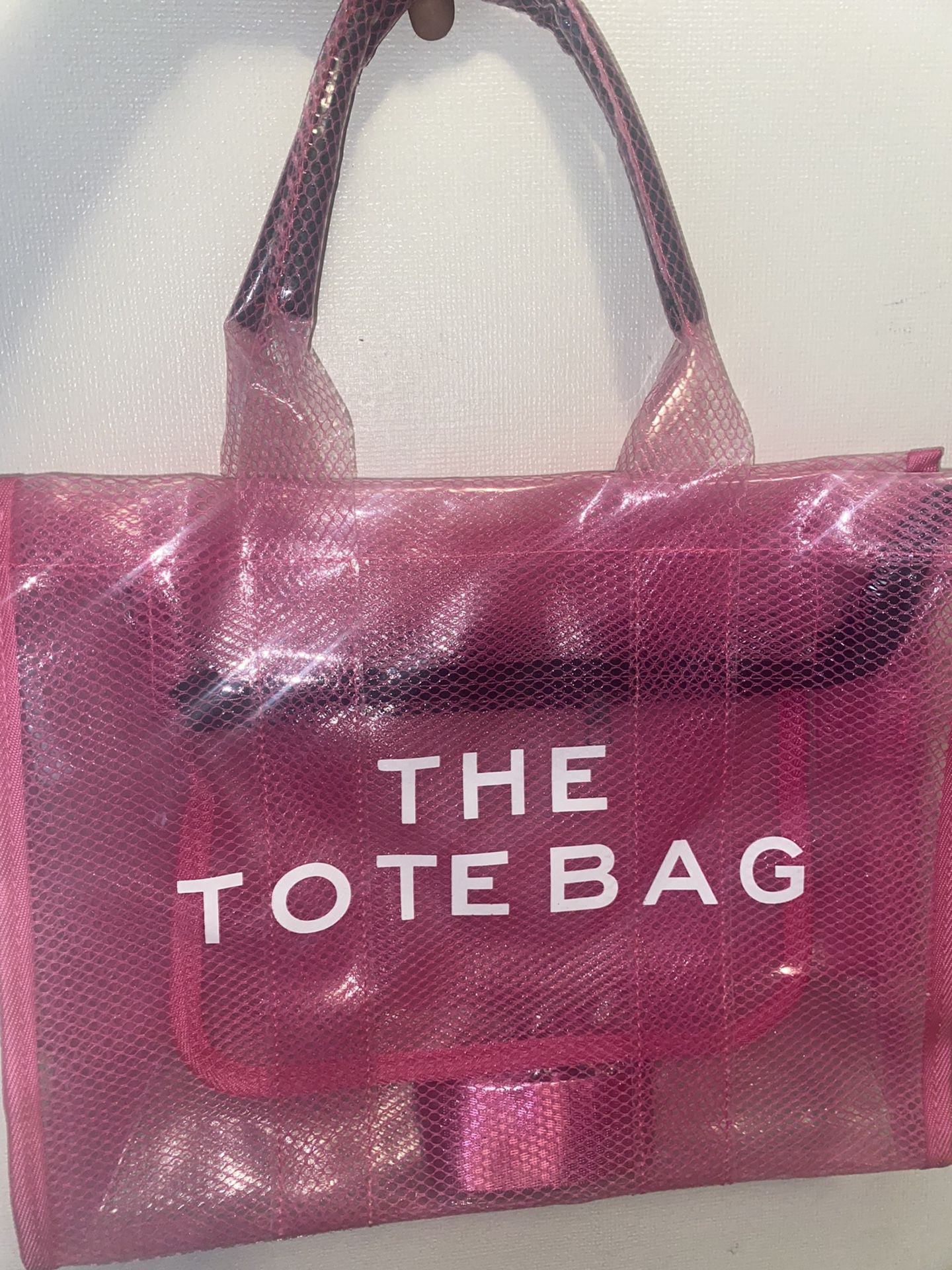 The Tote Bag Mesh In Pink