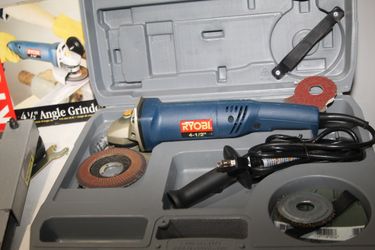 Ryobi grinder and 7" Wet saw