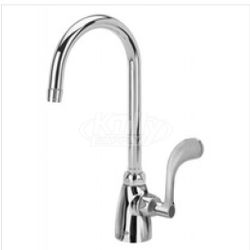 Zurn Z825B4-XL Single Lab Faucet 5 3/8" Gooseneck Spout Chrome 