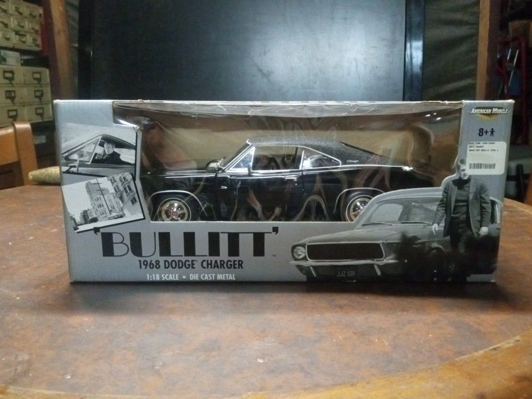 Collectible 68 Dodge Charger Cast Metal 