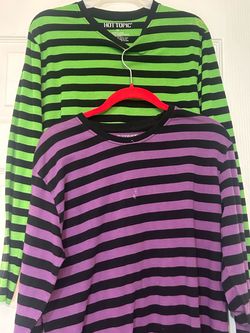 Hot Topic Striped Long Sleeve Shirt Bundle – Grab Both Today