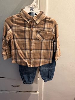 Little Lad Baby Boy 2-Piece Outfit Set