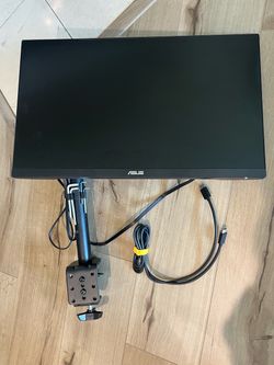 ASUS VA24EHE Eye Care Monitor with Wali Desk Mount