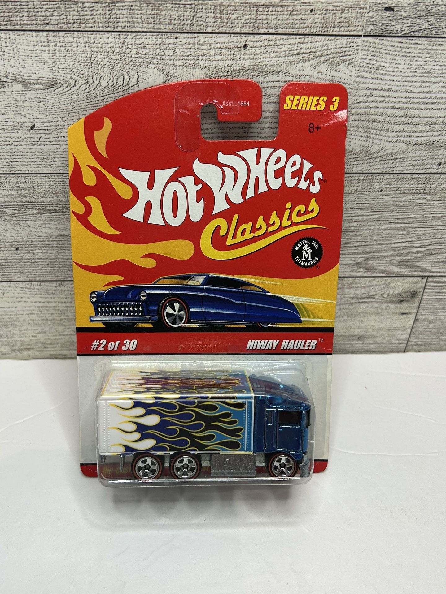 Hot Wheels Classics Blue ‘2006 Hiway Hauler Truck • Die Cast Metal • Made in Thailand