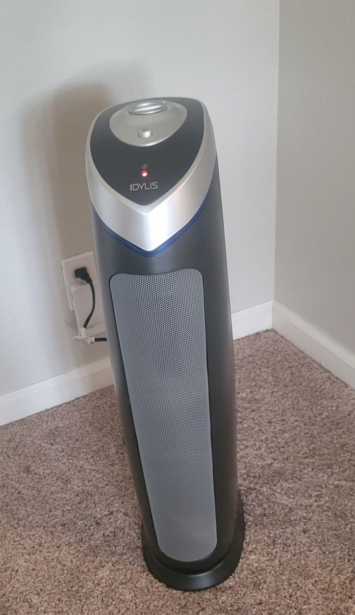 Idylis IAP-GG-125 Air Purifier + New HEPA and Carbon Filters