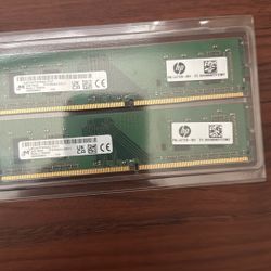 HP Original desktop DDR4 RAM 8GB (4GB Each)