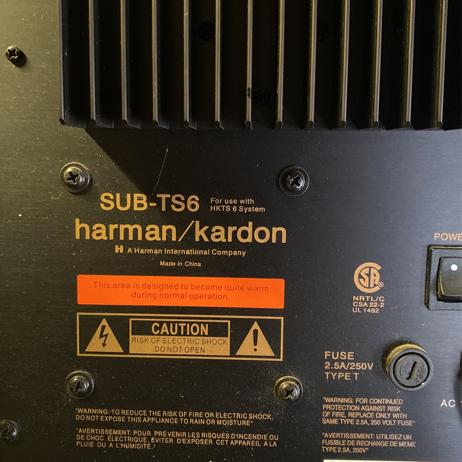 Harman/ Kardon Subwoofer for Sale in Anaheim, CA OfferUp