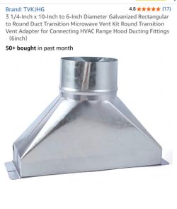 6 inch galvanized duct