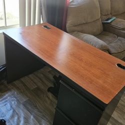 Office Desk with Cabinets