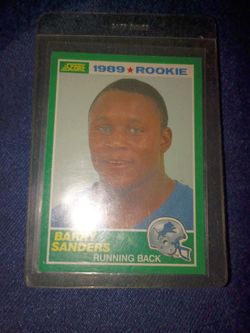 Barry Sanders Rookie Card