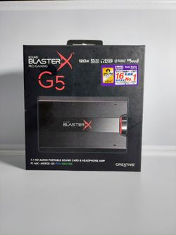 SOUND BLASTER X G5 FOR SALE