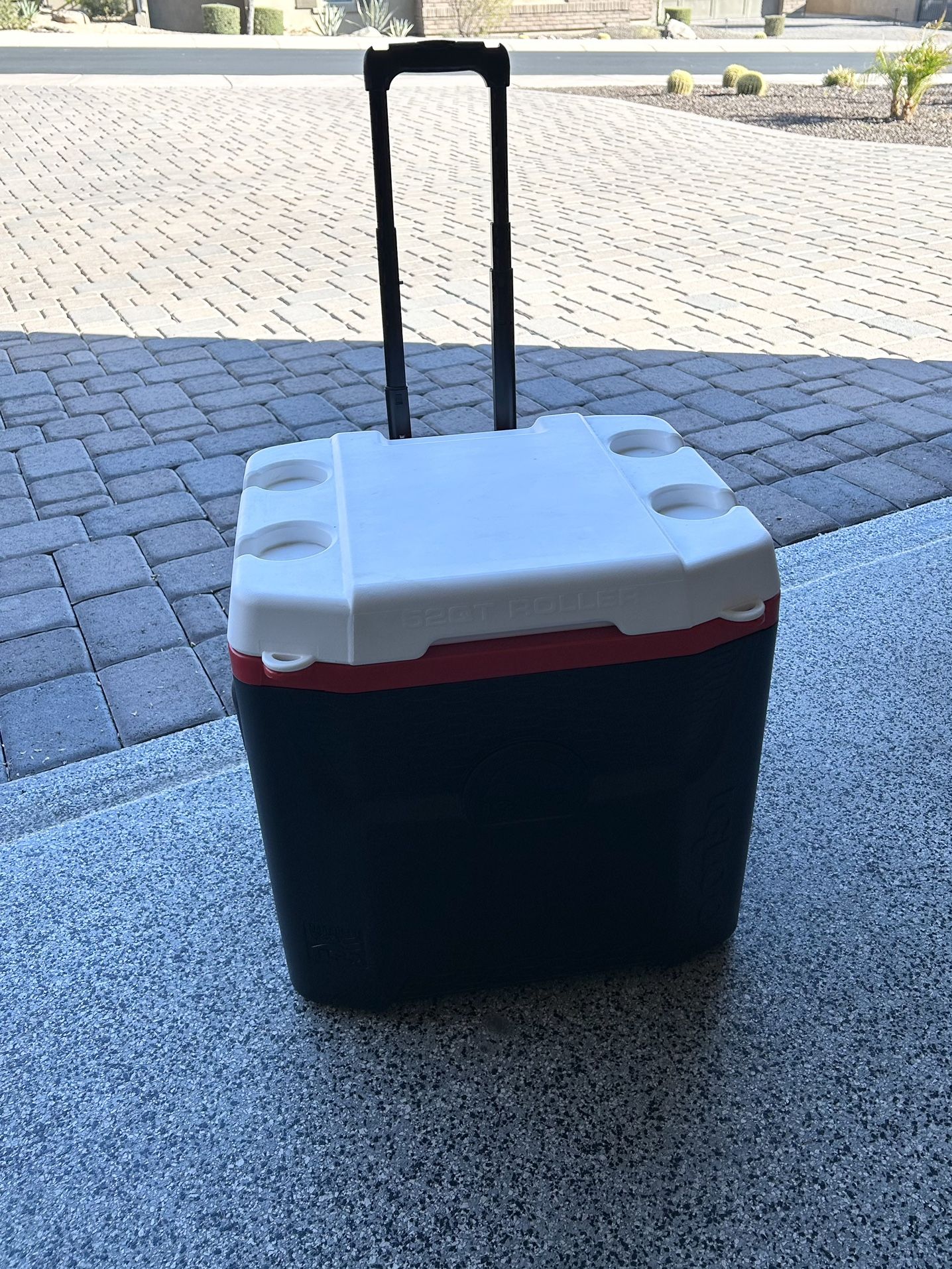 Excellent Icebox Chest With Handles 52 Quart - 13 Gallon - Igloo Wheeled Cooler